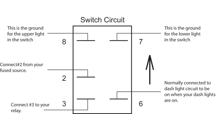 Illuminated 5 Pin Rocker Switch Wiring Diagram from www.otrattw.com